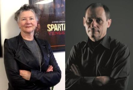 Chloe Smith and Gary Little